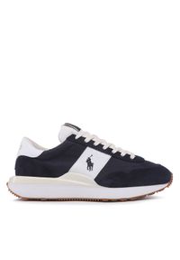 Polo Ralph Lauren Sneakersy Train 89 809878008004 Granatowy. Kolor: niebieski. Materiał: materiał