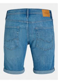 Jack & Jones - Jack&Jones Szorty jeansowe Jjirick 12250177 Niebieski Regular Fit. Kolor: niebieski. Materiał: bawełna