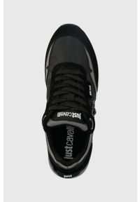 Just Cavalli sneakersy kolor czarny 75QA3SD6 ZP379 899. Nosek buta: okrągły. Zapięcie: sznurówki. Kolor: czarny. Materiał: guma #4