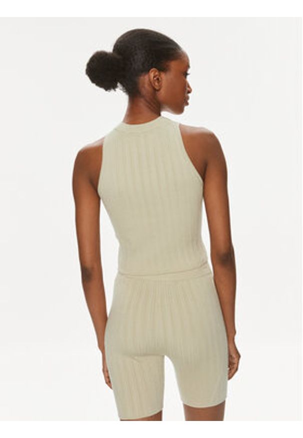 Calvin Klein Jeans Top Label J20J223151 Zielony Slim Fit. Kolor: zielony. Materiał: lyocell