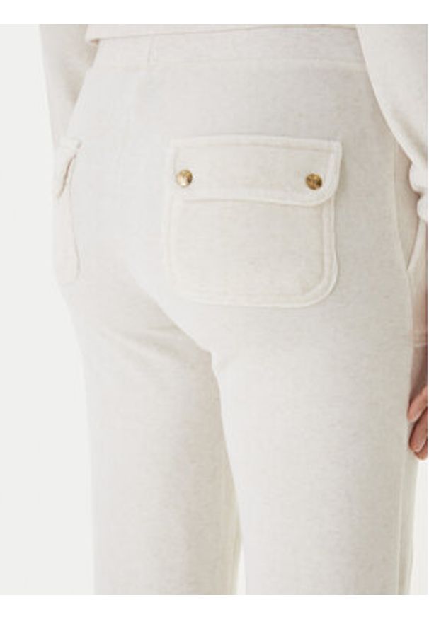 Juicy Couture Spodnie dresowe Layla JCSEBJ001G Beżowy Regular Fit. Kolor: beżowy. Materiał: syntetyk