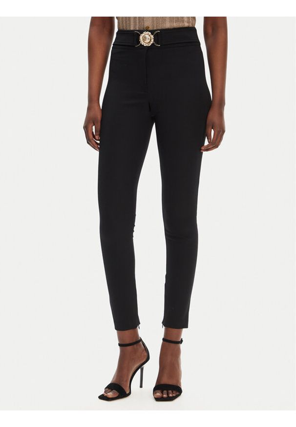 Babylon Spodnie materiałowe S00562 Czarny Regular Fit. Kolor: czarny. Materiał: syntetyk