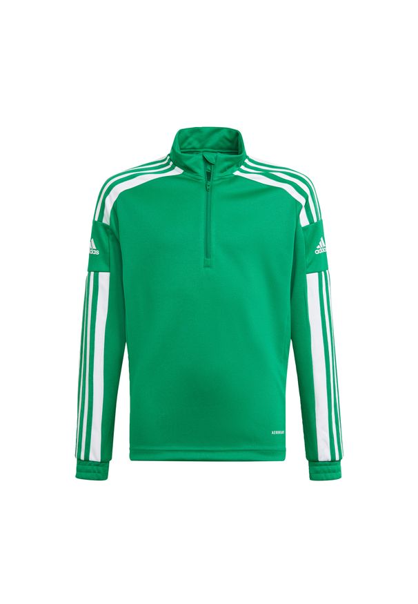 Adidas - Bluza piłkarska dla dzieci adidas Squadra 21 Training Top Youth. Kolor: biały, zielony, wielokolorowy. Sport: piłka nożna