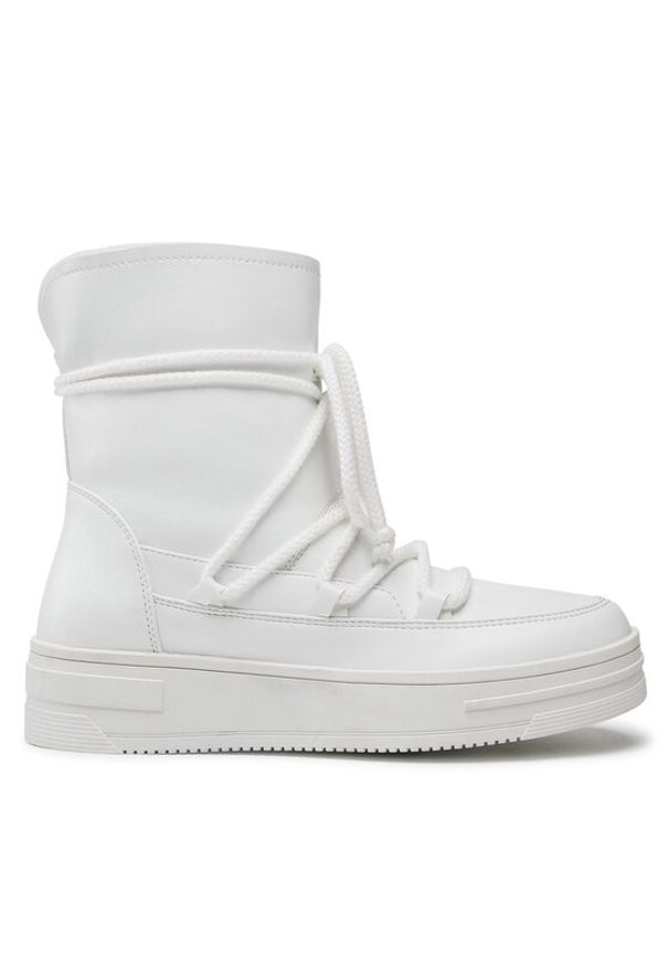 Jenny Fairy Trzewiki WS5806-04 Biały. Kolor: biały. Materiał: skóra