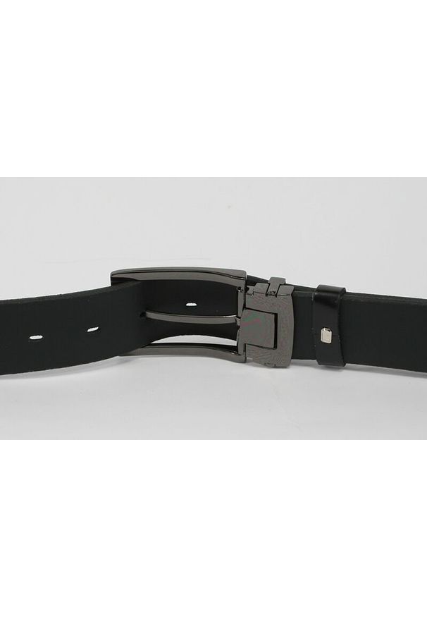 Zet - Pasek do Spodni, Czarny 120 cm, Skórzany, Elegancki, Męski, Możliwość Skrócenia -ZET. Kolor: czarny. Materiał: skóra. Styl: elegancki