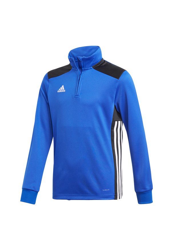 Adidas - Bluza dla dzieci adidas Regista 18 Training Top Junior niebieska CZ8655. Kolor: czarny, niebieski, wielokolorowy. Sport: piłka nożna
