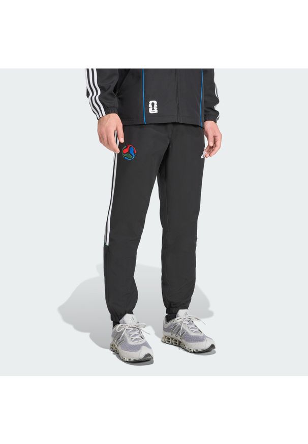 Adidas - Spodnie Dresowe Host. Kolor: czarny. Materiał: dresówka. Sport: piłka nożna
