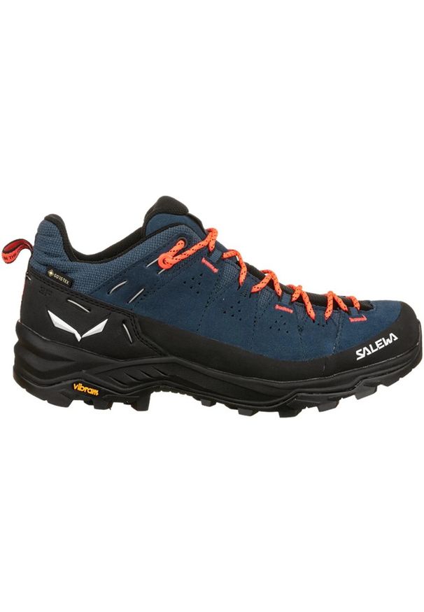 Buty Trekkingowe Damskie Salewa Alp Trainer 2 Gtx. Kolor: wielokolorowy, czarny. Materiał: materiał, skóra. Szerokość cholewki: normalna