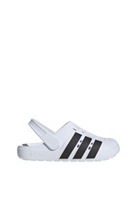 Adidas - Klapki Adilette Clog 2.0. Kolor: biały, wielokolorowy, czarny