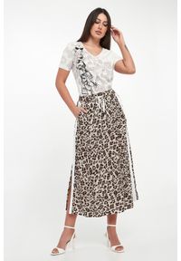 Sportalm - Spódnica midi ze zwierzęcym wzorem SPORTALM. Wzór: motyw zwierzęcy #1