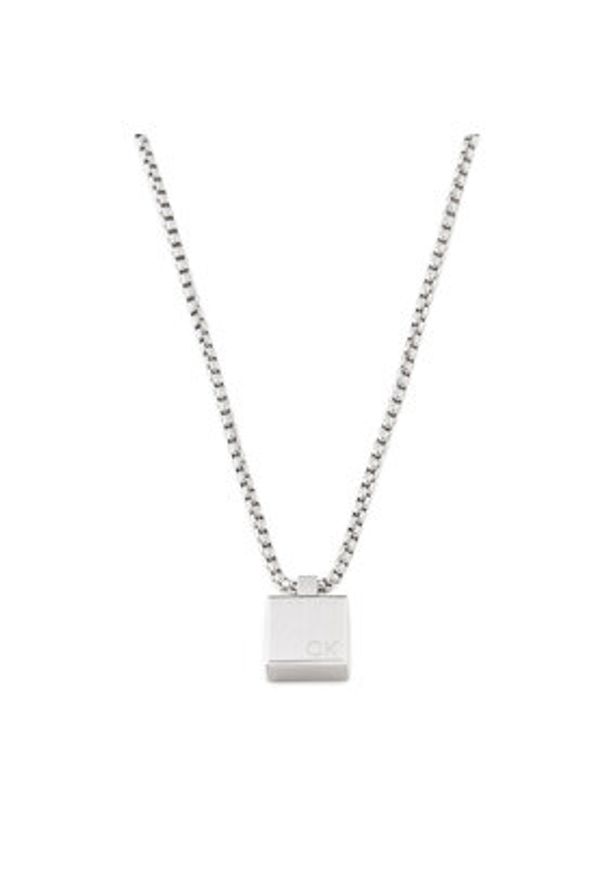 Calvin Klein Naszyjnik 35000486 Srebrny. Materiał: metalowe. Kolor: srebrny