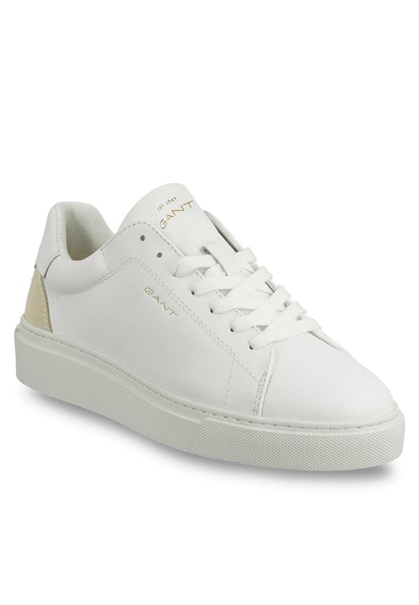 GANT - Sneakersy Gant 26531766 White G29. Kolor: biały. Materiał: skóra