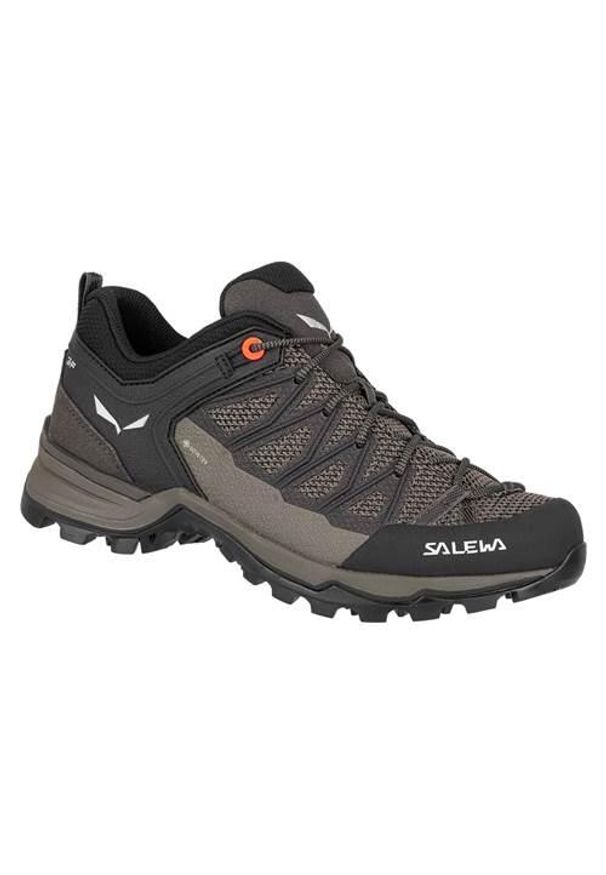 Buty trekkingowe damskie Salewa Mtn Trainer Lite Gtx. Zapięcie: sznurówki. Kolor: wielokolorowy, pomarańczowy, czarny. Materiał: materiał, syntetyk. Szerokość cholewki: normalna