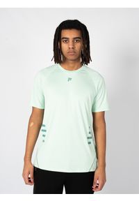 Fila T-Shirt "Training-RHO" | FAM0280 | Mężczyzna | Zielony. Okazja: na co dzień. Kolor: zielony. Materiał: poliester. Styl: casual #4