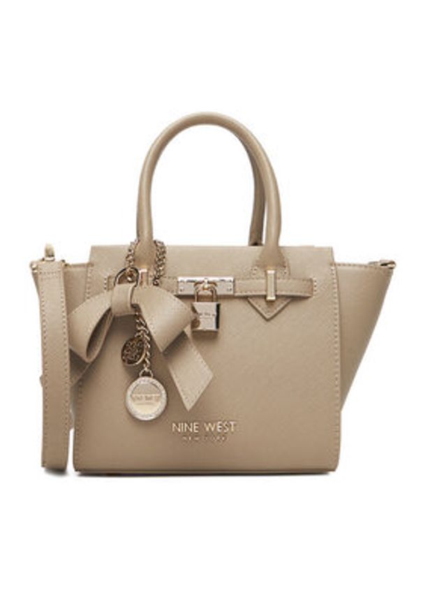 Nine West Torebka CEO-Chelsea-Charm-I-LX10187 Beżowy. Kolor: beżowy