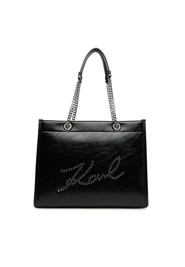 Karl Lagerfeld - KARL LAGERFELD Torebka A3W30031 Czarny. Kolor: czarny. Materiał: skórzane