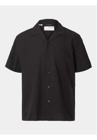 Selected Homme Koszula New Linen 16092978 Czarny Relaxed Fit. Kolor: czarny. Materiał: bawełna #2