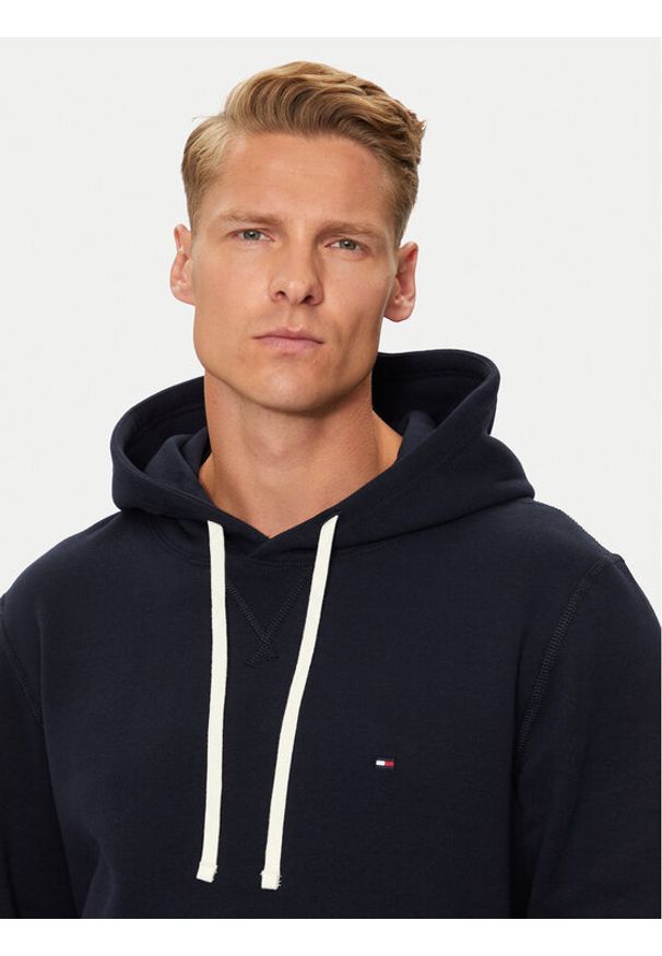 TOMMY HILFIGER - Tommy Hilfiger Bluza Essential MW0MW37230 Granatowy Regular Fit. Kolor: niebieski. Materiał: syntetyk, bawełna