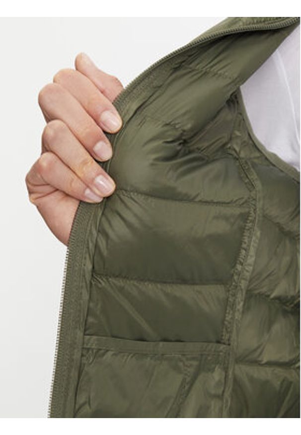 EA7 Emporio Armani Bezrękawnik 6DTQ06 TNGPZ Khaki Regular Fit. Kolor: brązowy. Materiał: syntetyk. Długość rękawa: bez rękawów