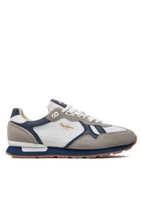 Pepe Jeans Sneakersy Brit Retro M PMS40004 Szary. Kolor: szary. Materiał: materiał