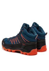 CMP Trekkingi Rigel Mid Trekking Shoes Wp 3Q12944J Granatowy. Kolor: niebieski. Materiał: skóra, zamsz. Sport: turystyka piesza #4