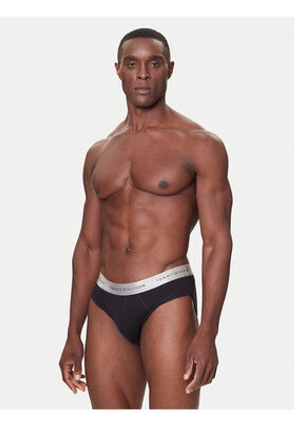 TOMMY HILFIGER - Tommy Hilfiger Komplet 3 par slipów UM0UM03703 Czarny. Kolor: czarny. Materiał: bawełna