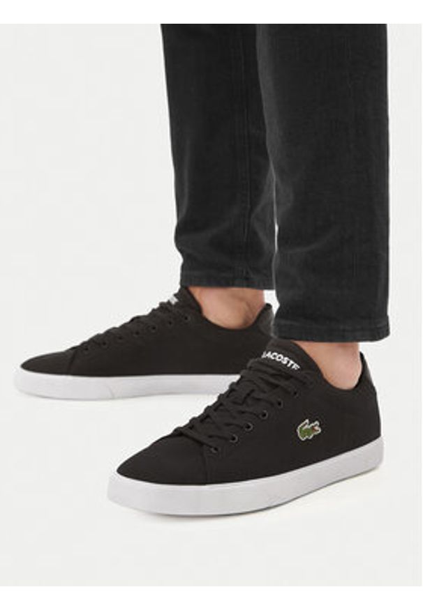 Lacoste Tenisówki La Piquee 2.0 7-49CMA0005 Czarny. Kolor: czarny. Materiał: materiał