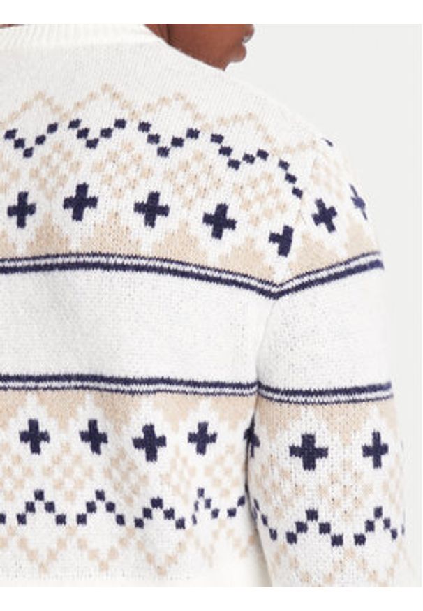 Guess Sweter M5BR61 Z4142 Écru Regular Fit. Materiał: syntetyk