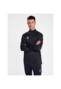 Hummel - Bluza hmlESSENTIAL HALF-ZIP. Kolor: czarny