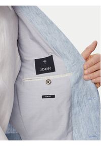 JOOP! Marynarka Hoverest 30102592 Niebieski jasny Slim Fit. Kolor: niebieski. Materiał: len #6