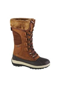 Buty CMP Thalo Snow Boot W 30Q4616-P629 brązowe. Zapięcie: sznurówki. Kolor: brązowy. Materiał: guma, syntetyk, nubuk