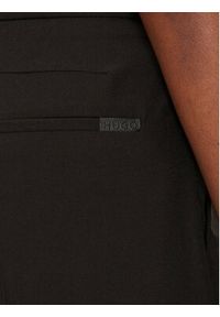 Hugo Spodnie palazzo Himana 50518970 Czarny Regular Fit. Kolor: czarny. Materiał: wiskoza #5