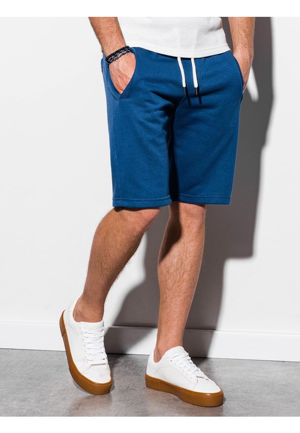 Niebieskie szorty Ombre Clothing krótkie