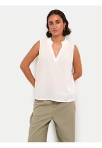 Kaffe Top Alice 10508545 Biały Regular Fit. Kolor: biały. Materiał: bawełna #1