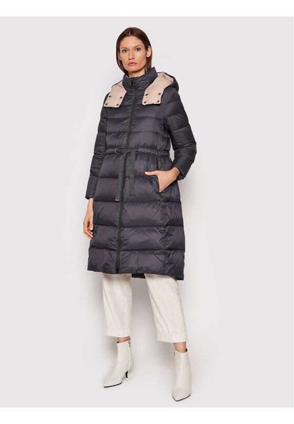 CAPPELLINI - Cappellini Płaszcz zimowy M24396 6098C Szary Regular Fit. Kolor: szary. Materiał: syntetyk. Sezon: zima
