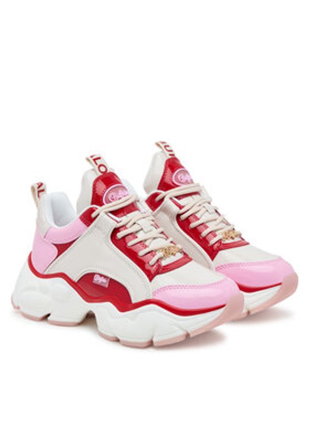 Buffalo Sneakersy Binary Glam 1636475 Różowy. Kolor: różowy. Materiał: skóra
