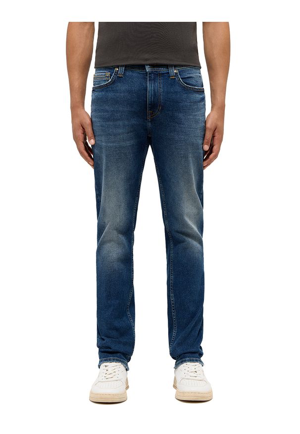 Męskie Spodnie jeansowe Mustang Style Vegas Slim Denim Blue 1015859 5000 684