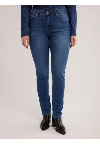 Big-Star - Jeansy damskie z wysokim stanem niebieskie Katrina High Waist 470. Stan: podwyższony. Kolor: niebieski #9