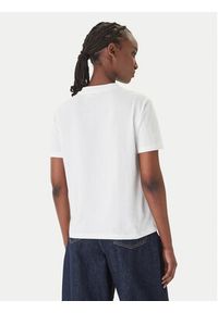 Patrizia Pepe T-Shirt 2M4536/J427-W146 Biały Regular Fit. Kolor: biały. Materiał: bawełna #5