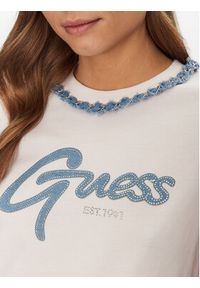 Guess T-Shirt W5GI03I3Z14 Różowy Regular Fit. Kolor: różowy. Materiał: bawełna