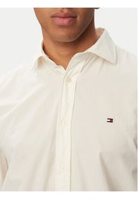 TOMMY HILFIGER - Tommy Hilfiger Koszula Gmd MW0MW43298 Biały Regular Fit. Kolor: biały. Materiał: bawełna #3