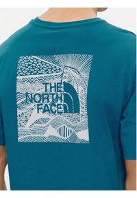 The North Face T-Shirt Redbox NF0A87NV Niebieski Regular Fit. Kolor: niebieski. Materiał: bawełna #7