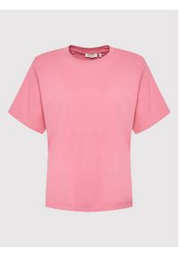 Notes du Nord - Notes Du Nord T-Shirt Dominic 12767 Różowy Boxy Fit. Kolor: różowy. Materiał: bawełna