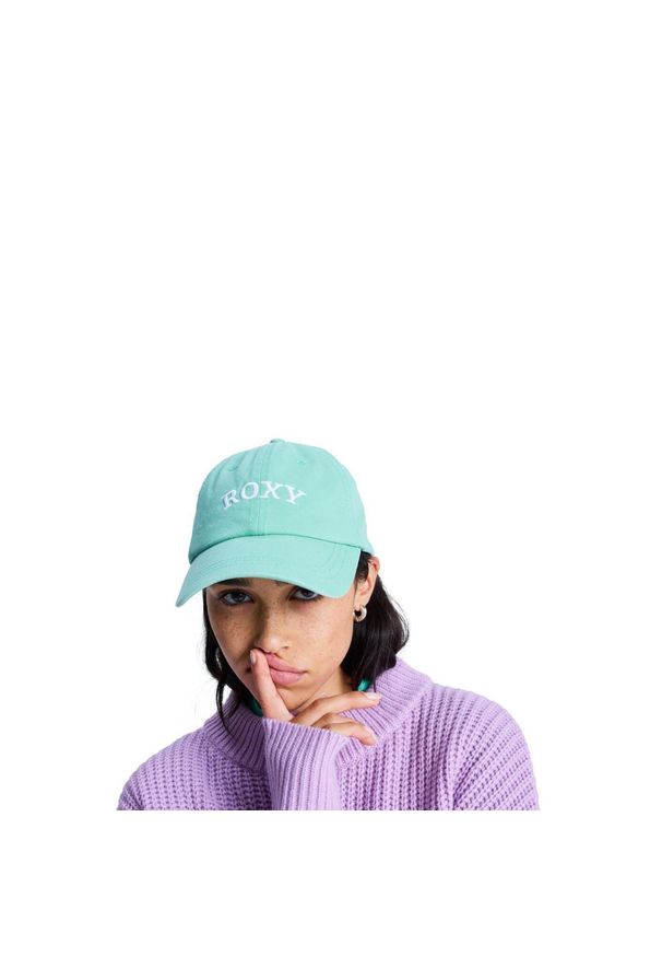 Roxy - Czapka dla Kobiety SUMMER BREEZY Zielony. Kolor: zielony. Materiał: bawełna, tkanina. Wzór: haft