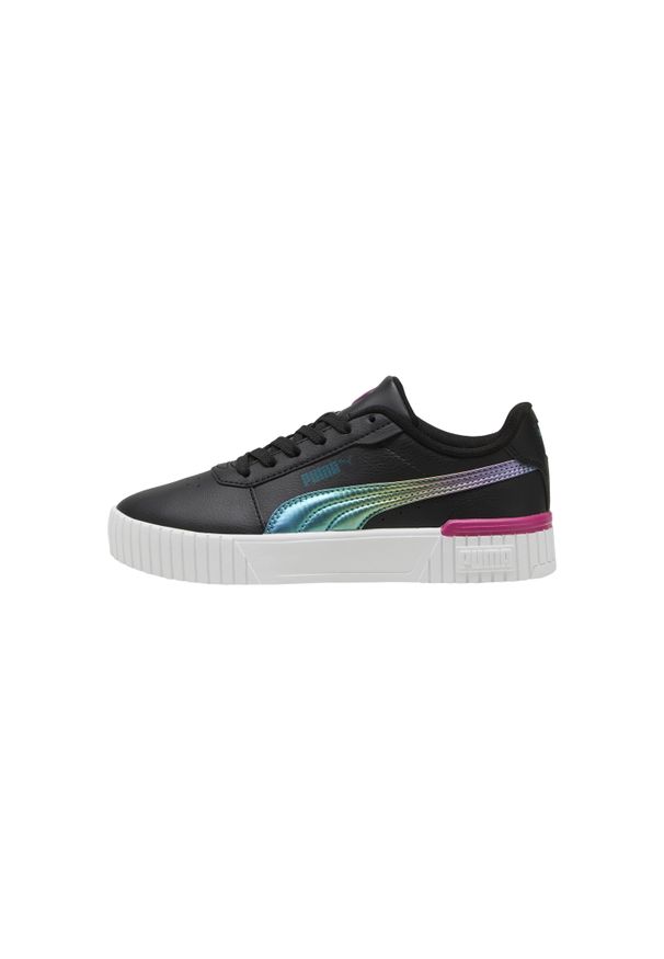 Buty dla dzieci Puma Carina 2.0. Kolor: czarny, wielokolorowy. Materiał: materiał, syntetyk. Sport: turystyka piesza