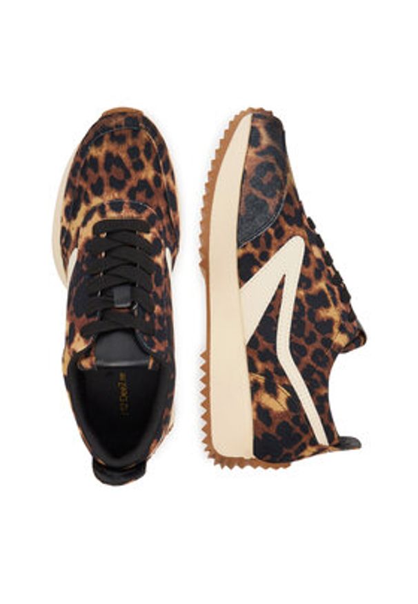 DeeZee Sneakersy AM25252 Brązowy. Kolor: brązowy. Materiał: materiał