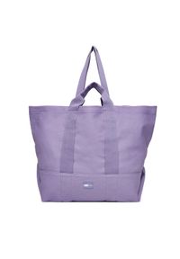 Tommy Jeans Torebka Tjw Tote Edition Canvas AW0AW17542 Fioletowy. Kolor: fioletowy