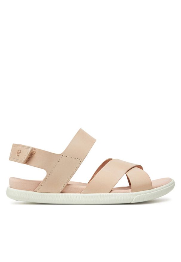 ecco - ECCO Sandały Samara 22010302118 Różowy. Kolor: różowy. Materiał: skóra