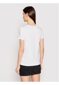 DKNY T-Shirt P0RAOC2R Biały Regular Fit. Kolor: biały #3