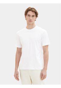 Tom Tailor Komplet 2 t-shirtów 1037741 Biały Regular Fit. Kolor: biały. Materiał: bawełna #1